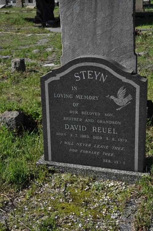 STEYN David Reuel 1963-1979
