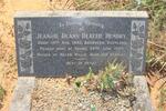 HENDRY Jeannie Deans Beattie 1886-1959