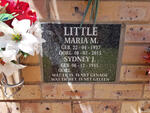 LITTLE Sydney J. 1935-  & Maria M. 1937-2015