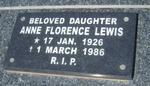 LEWIS Anne Florence 1926-1986