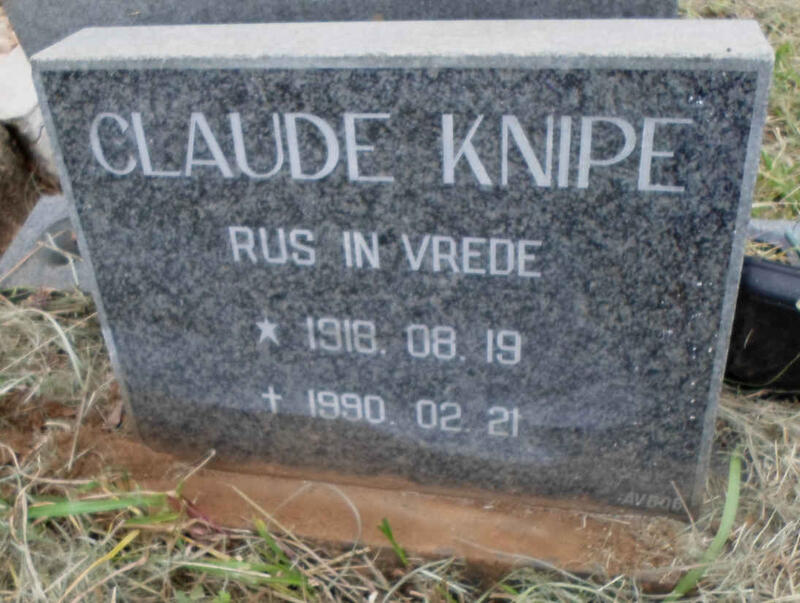 KNIPE Claude 1918-1990