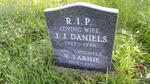 DANIELS J.J. 1927-1998 :: LARNIE V. nee DANIELS 1952-1991