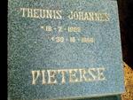 PIETERSE Theunis Johannes 1909-1968