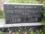 JOHNSTONE John Henry 1900-1988 & Charlotte THOM 1908-1992