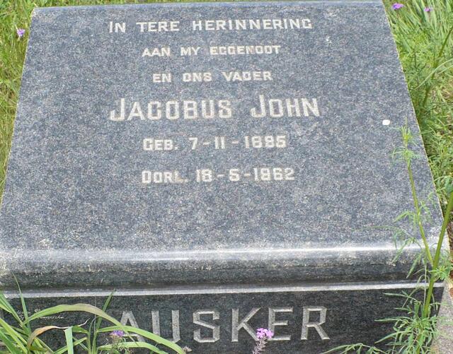 AUSKER Jacobus John 1885-1962