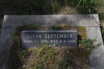 SEPTEMBER Susan 1900-1968