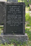 COE James Richard -1960 :: COE Catherine -1946 :: COE Rosie -1929