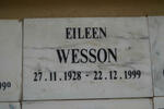 WESSON Eileen 1928-1999