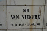 NIEKERK Sid, van 1927-1999