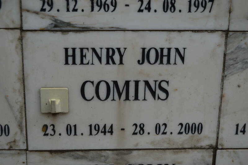 COMINS Henry John 1944-2000
