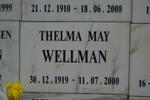 WELLMAN Thelma May 1919-2000