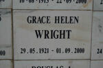 WRIGHT Grace Helen 1921-2000