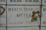 MEYER Martin Charles 1949-2001