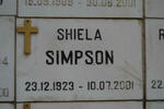 SIMPSON Sheila 1923-2001