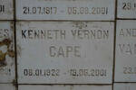 CAPE Kenneth Vernon 1922-2001