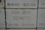 SCHMIDT Karl Heinz 1928-2001