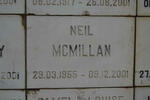 MCMILLAN Neil 1955-2001