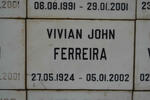 FERREIRA Vivian John 1924-2002