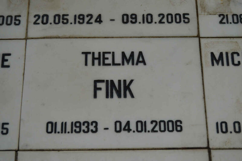 FINK Thelma 1933-2006
