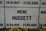 HUGGETT Irene 1920-2005