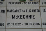 McKECHNIE Margarietha Elizabeth 1922-2005
