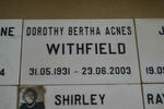 WITHFIELD Dorothy Bertha Agnes 1931-2003