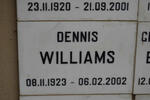 WILLIAMS Dennis 1923-2002
