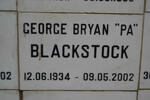 BLACKSTOCK George Bryan 1934-2002