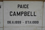 CAMPBELL Paige 1999-1999