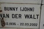 WALT John, van der 1935-2002