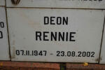 RENNIE Deon 1947-2002