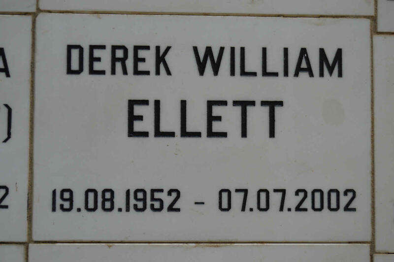 ELLETT Derek William 1952-2002