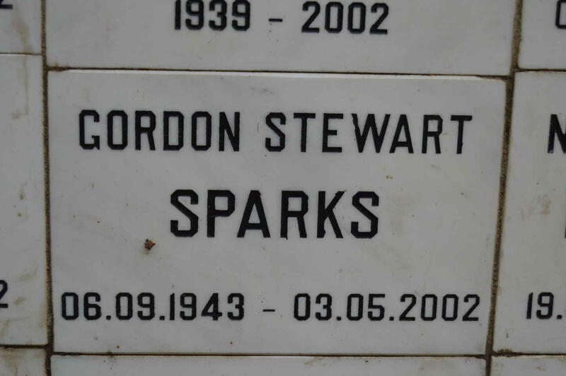 SPARKS Gordon Stewart 1943-2002