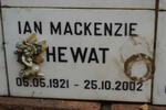 HEWAT Ian Mackenzie 1921-2002