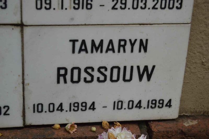 ROSSOUW Tamaryn 1994-1994