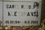 KLEYNHANS Carel Rudolph 1941-2003