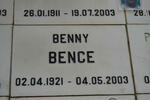 BENCE Benny 1921-2003