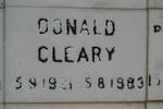 CLEARY Donald 1921-1983