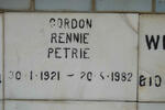 PETRIE Gordon Rennie 1921-1982