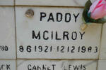 MCILROY Paddy 1921-1983