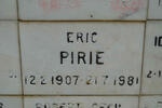 PIRIE Eric 1907-1981