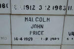 PRICE Malcolm John 1959-1983