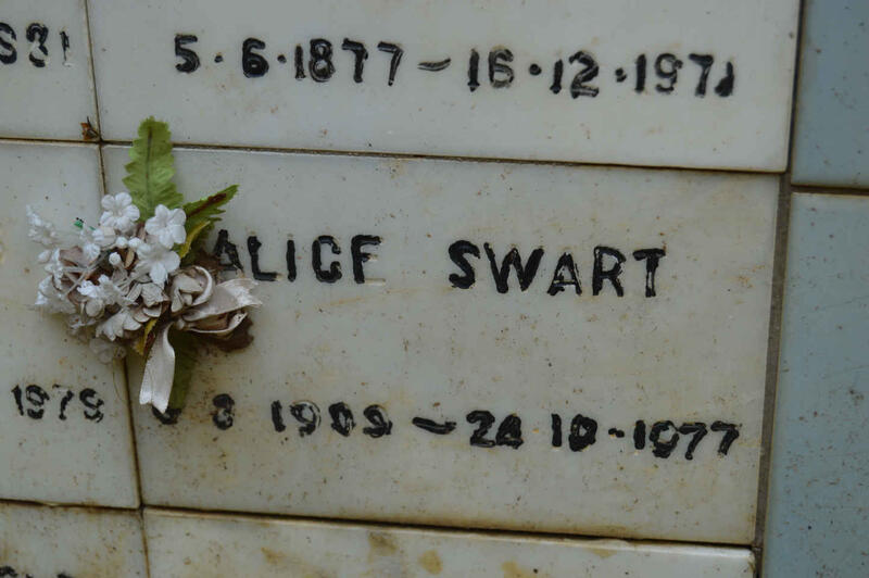 SWART Alice 1909-1977