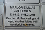 JACOBSEN Marjorie Lilias 1914-2015