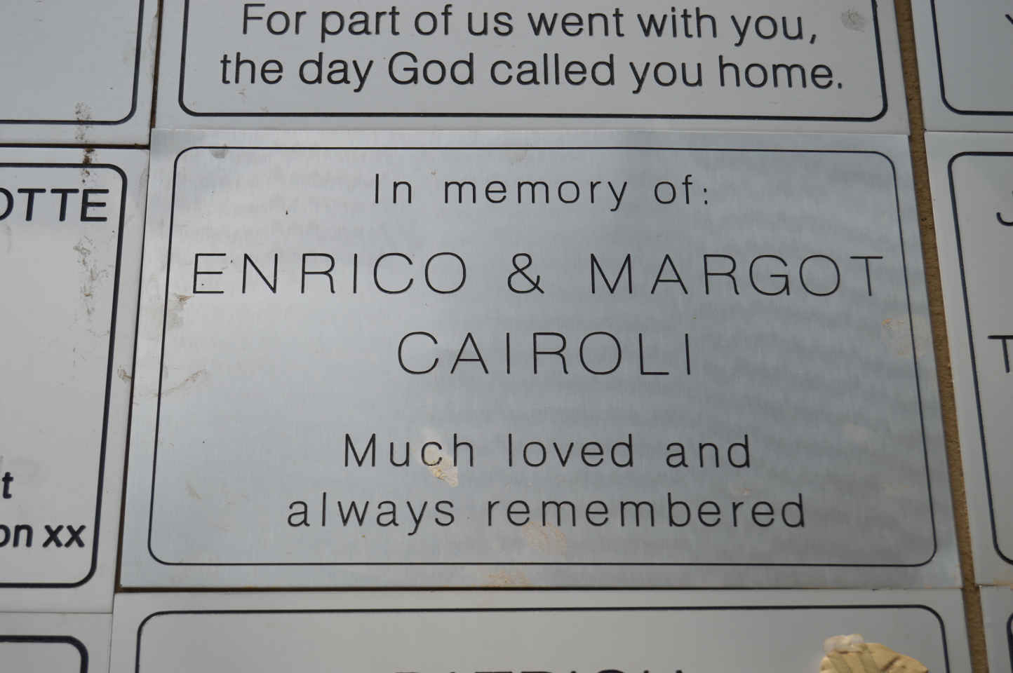 CAIROLI Enrico & Margot