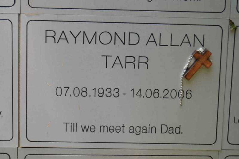TARR Raymond Allan 1933-2006