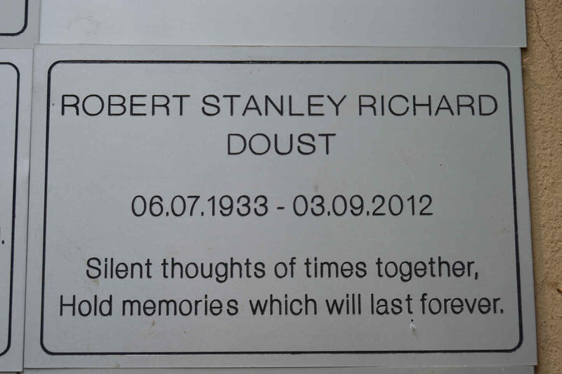 DOUST Robert Stanley Richard 1933-2012
