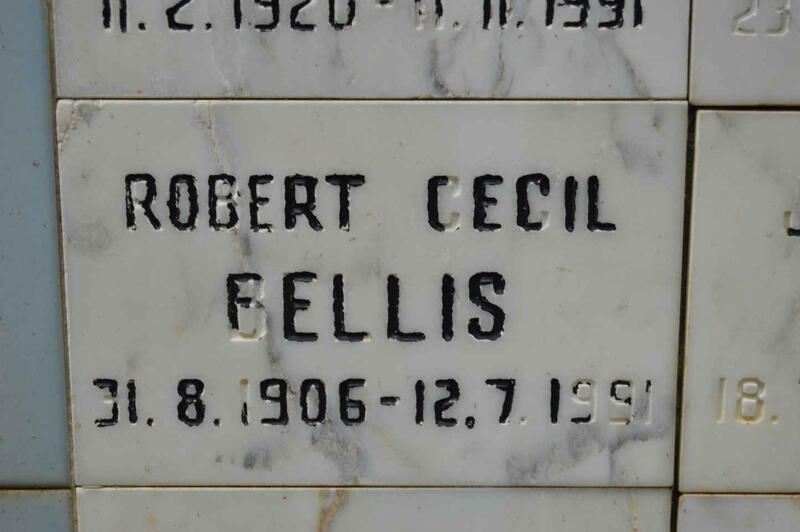 BELLIS Robert Cecil 1906-1991
