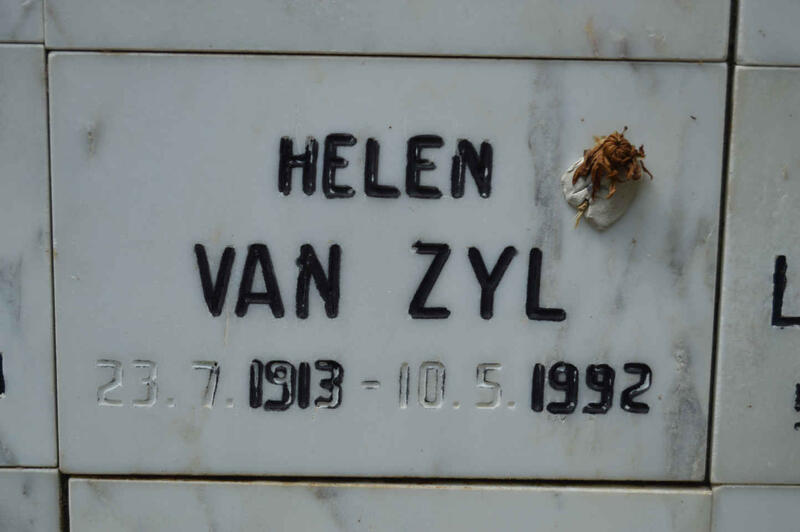 ZYL Helen, van 1913-1992