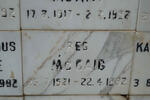 McCAIG Reg 1921-1992